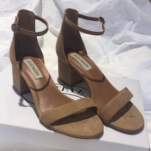 Steve Madden Irenee Tan Nubuck Heels from Aldo
